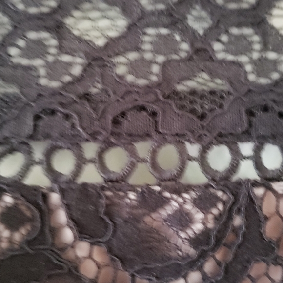 LOFT black lace evening dress 👗 🖤 - Picture 3 of 10